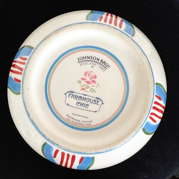 Johnson Bros. Farmhouse Chic Mixing/Serving Bowl Vintage - Picture 6 of 6